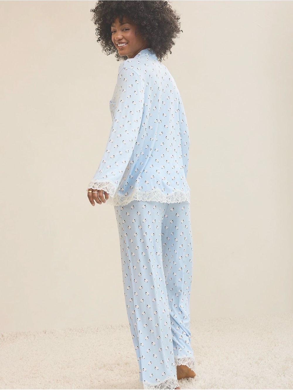 Aerie Real Soft 3-pc pajama lounge set SZ XL - Picture 2 of 14